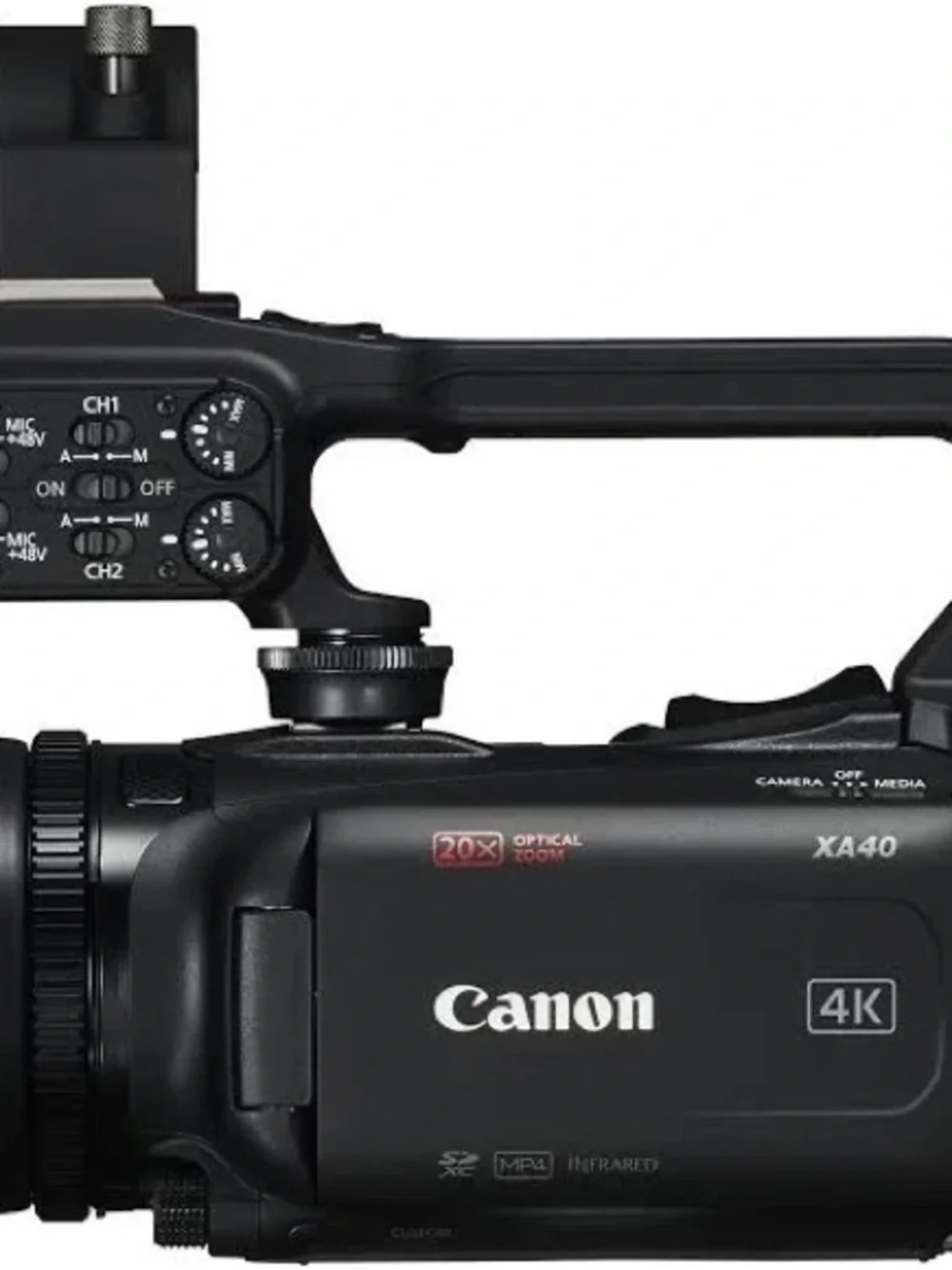 Canon XA40 Professional Digital Video Camera with 20x Zoom and external monitor